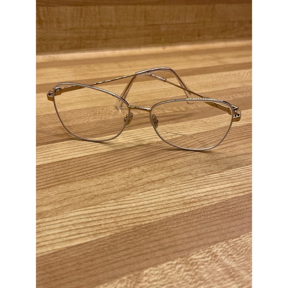 Jimmy Choo Eyeglass Frames White and Gold 5615 1-4 Frames Only - Picture 3 of 5